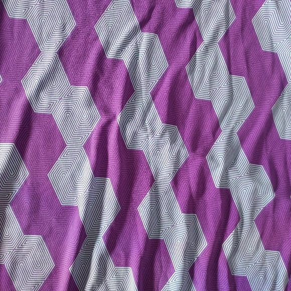 LuLaRoe Purple Patterned Skirt Size XXS - Picture 3 of 3